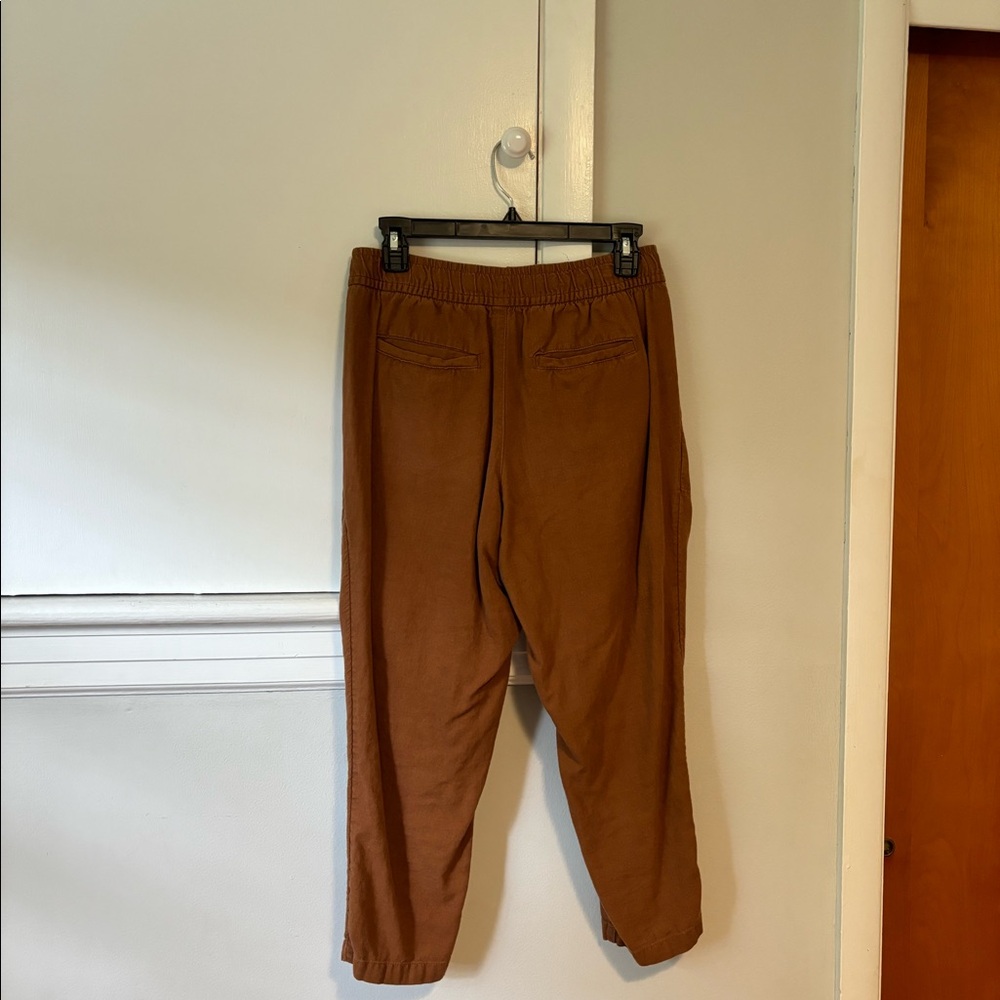 Linen cropped pants - Picture 4 of 7